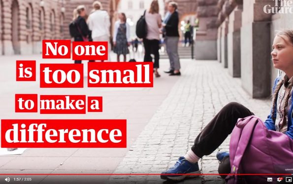 Greta Thumberg Nessuno é troppo piccolo per fare la differenza